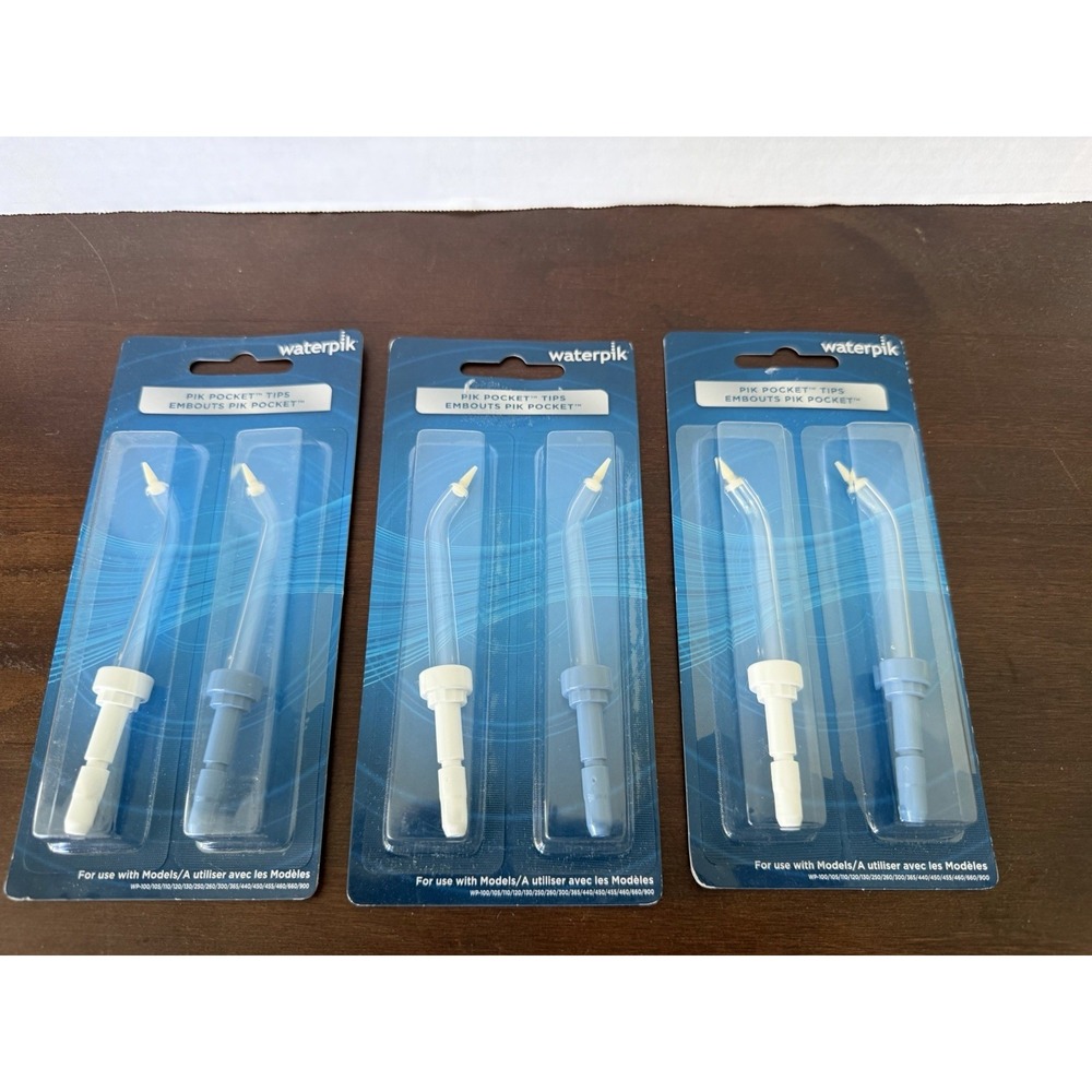 Waterpik OD-100E ORTHODONTIC Tips (3) 2-Packs for WP100-950 NEW